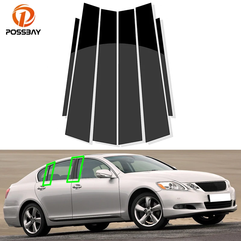 6 Pcs Car Black Window Pillar Posts Door Trims Cover for Lexus GS 2006 2007 2008 2009 2010 2011 Accessories Auto Exterior Parts
6 Pcs Car Black Window Pillar Posts Door Trims Cover for Lexus GS 2006 2007 2008 2009 2010 2011 Accessories Auto Exterior Parts