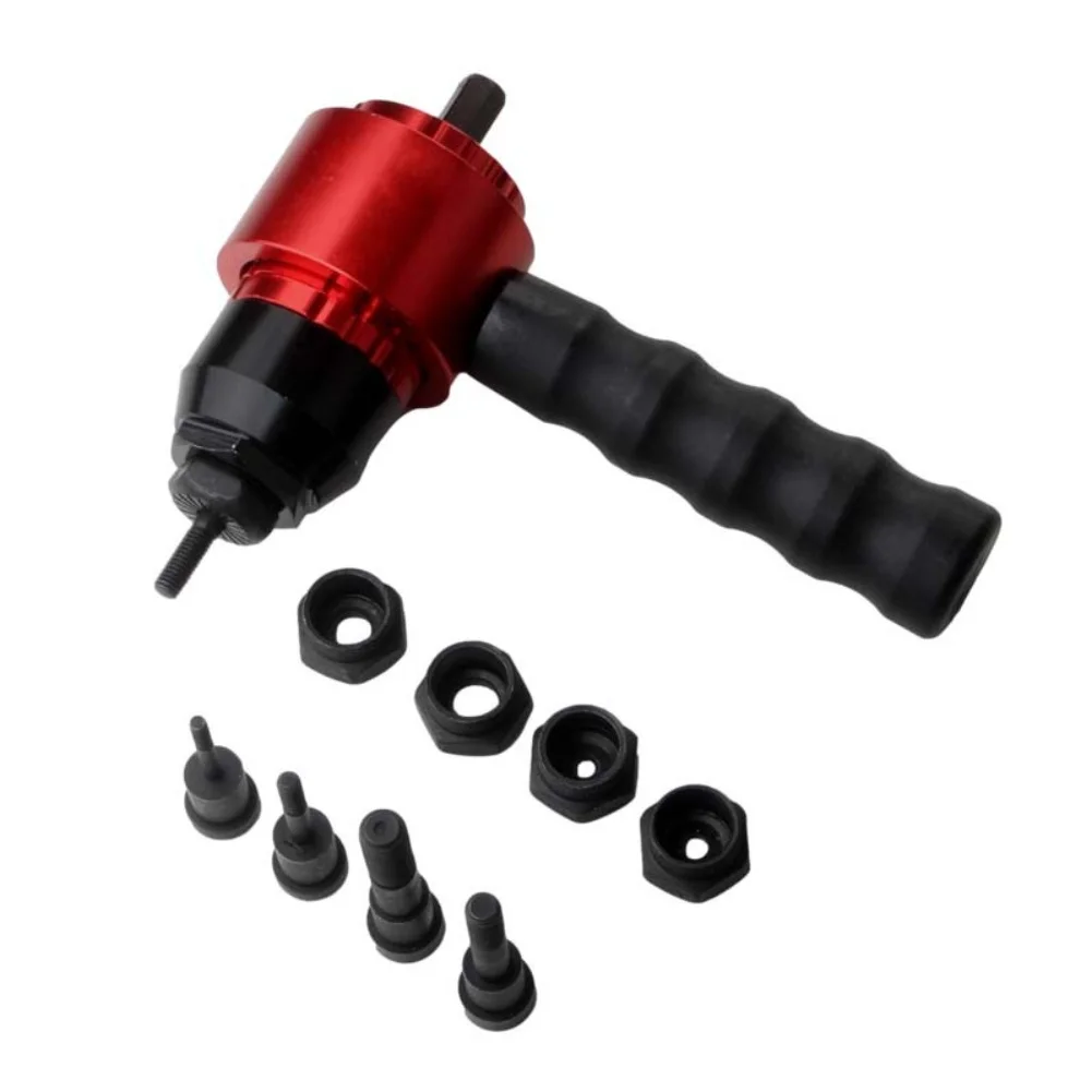 With Electric Adapter Handle Wrench and Mandrels Designed For Durable Nut and Bolt Fastening Cordless Drill Rivet Nut Tool Kit
With Electric Adapter Handle Wrench and Mandrels Designed For Durable Nut and Bolt Fastening Cordless Drill Rivet Nut Tool Kit