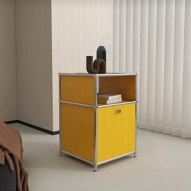 Stainless steel medieval bedside table, bedroom modern ins style, module combination storage
Stainless steel medieval bedside table, bedroom modern ins style, module combination storage