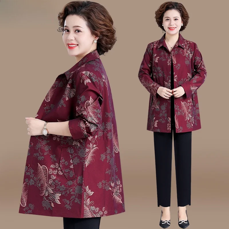 Luy Year Mom Spring Coat 2024 New Sli Middle-Aged Women's Faion Spring Autumn Medium-Length Red Windbreaker
Luy Year Mom Spring Coat 2024 New Sli Middle-Aged Women's Faion Spring Autumn Medium-Length Red Windbreaker