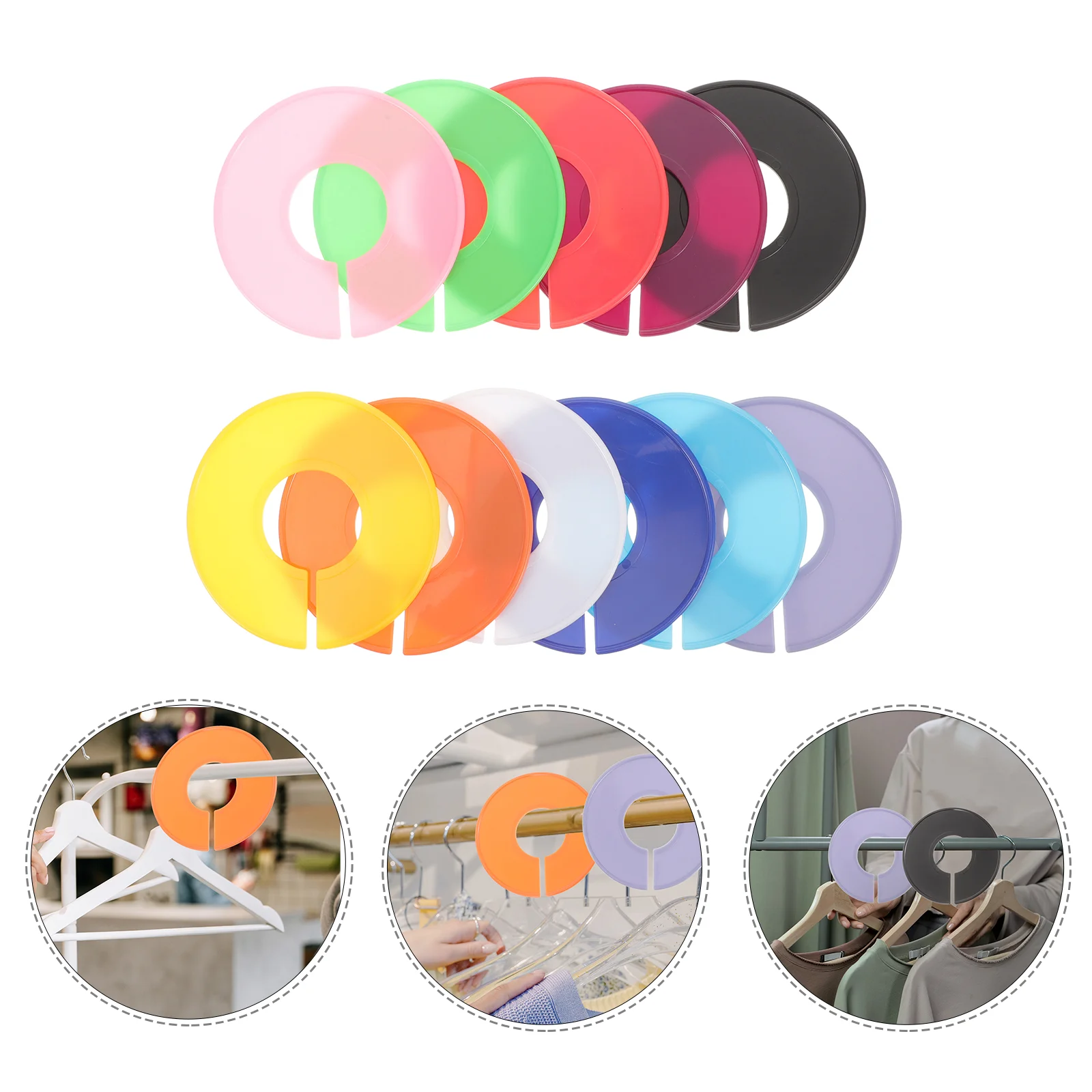 11 Pcs Clothing Size Dividers Round Plastic Wardrobe ganizer Blank Design For Closet Easy To Use Smooth Clothes Divider
11 Pcs Clothing Size Dividers Round Plastic Wardrobe ganizer Blank Design For Closet Easy To Use Smooth Clothes Divider