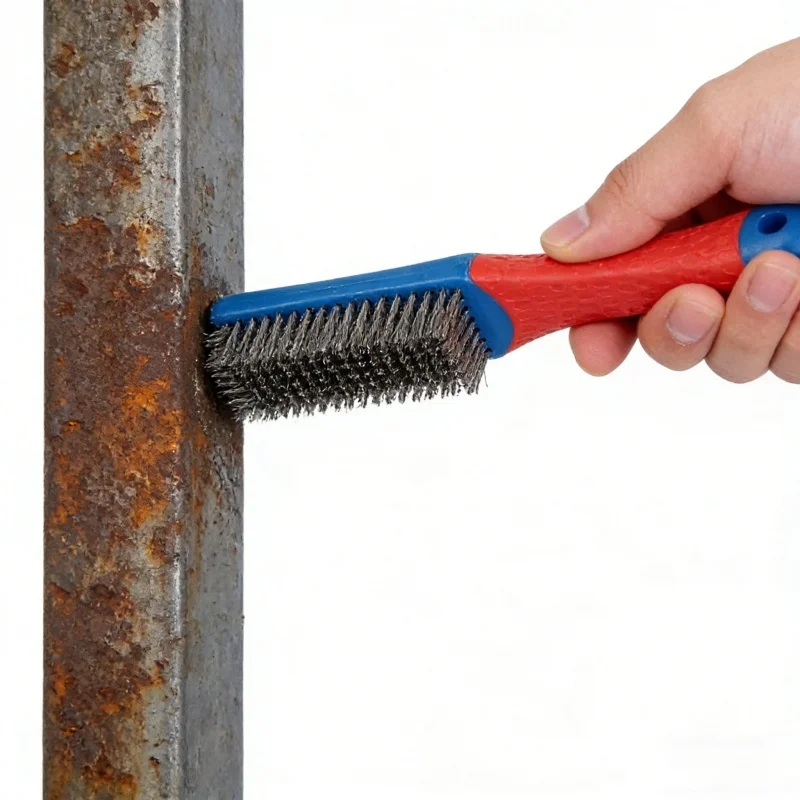 New Stainless Steel Wire Brush with Comfortable Plastic Handle - Perfect for Removing Rust, Welding Slag, Dirt, and Paint 1pcs
New Stainless Steel Wire Brush with Comfortable Plastic Handle - Perfect for Removing Rust, Welding Slag, Dirt, and Paint 1pcs