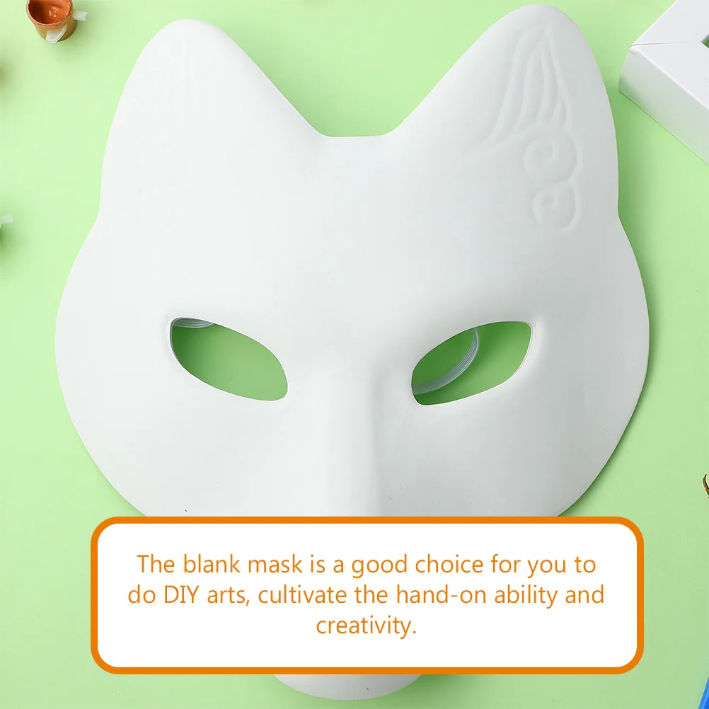 3 Pcs The Fox Face Sentence Halloween Mask DIY Shape Half White Pu Masquerade Masks Child Costumes
3 Pcs The Fox Face Sentence Halloween Mask DIY Shape Half White Pu Masquerade Masks Child Costumes