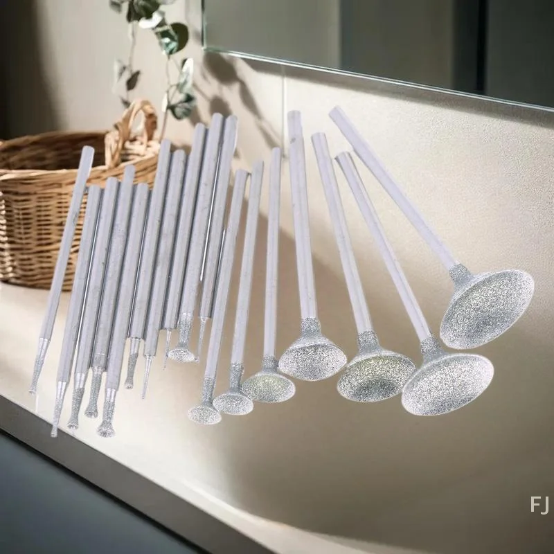 Precision Diamond Round Burring Drill Bit, 0.5-16mm; 2.35mm Shank Sanding Grinding Head; Perfect for Electric Grinders.
Precision Diamond Round Burring Drill Bit, 0.5-16mm; 2.35mm Shank Sanding Grinding Head; Perfect for Electric Grinders.