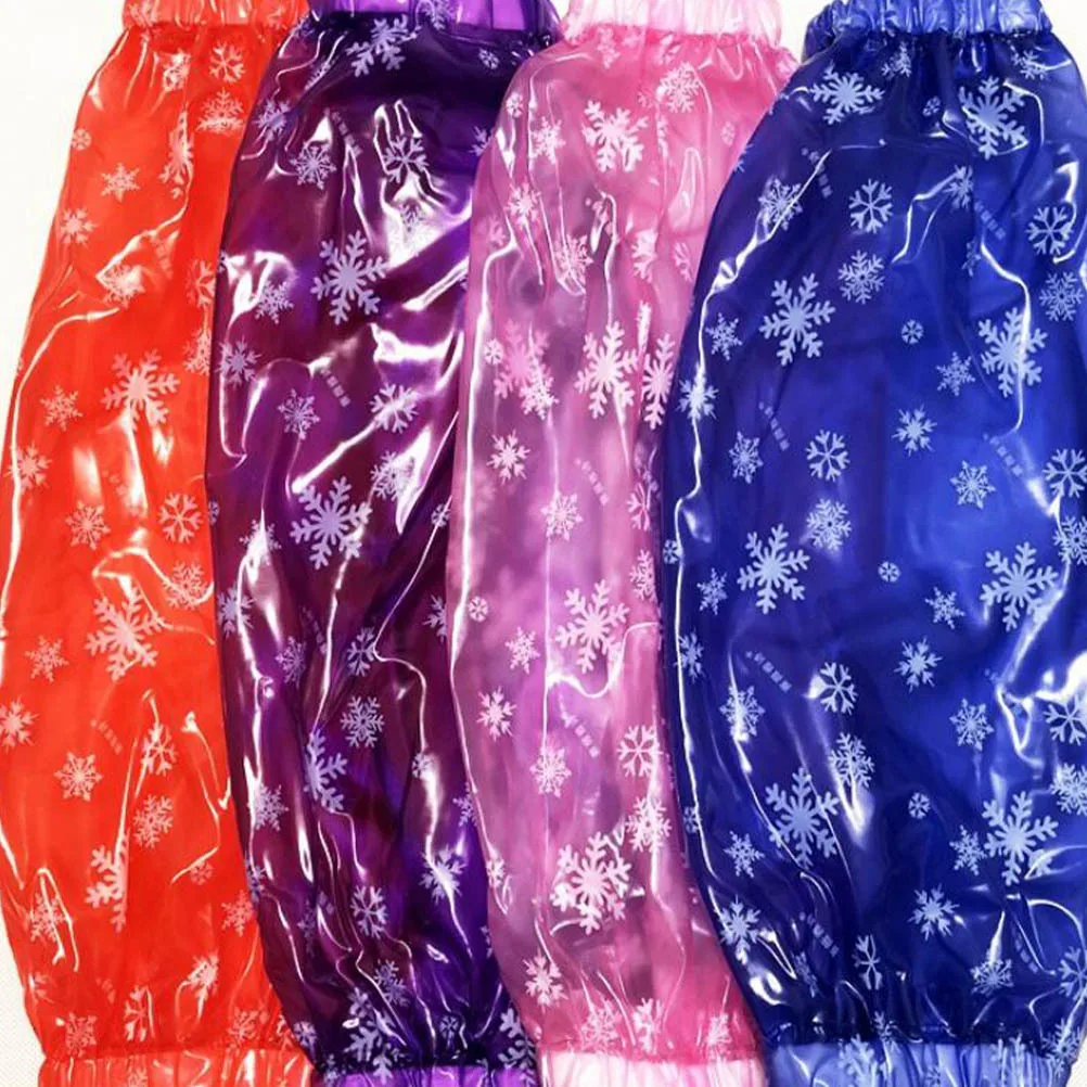4Pairs Waterproof Arm Sleeve Protectors Snowflake Pattern PVC Oilproof Kitchen Oversleeve Easy Wash Quick Dry Random Color 
4Pairs Waterproof Arm Sleeve Protectors Snowflake Pattern PVC Oilproof Kitchen Oversleeve Easy Wash Quick Dry Random Color