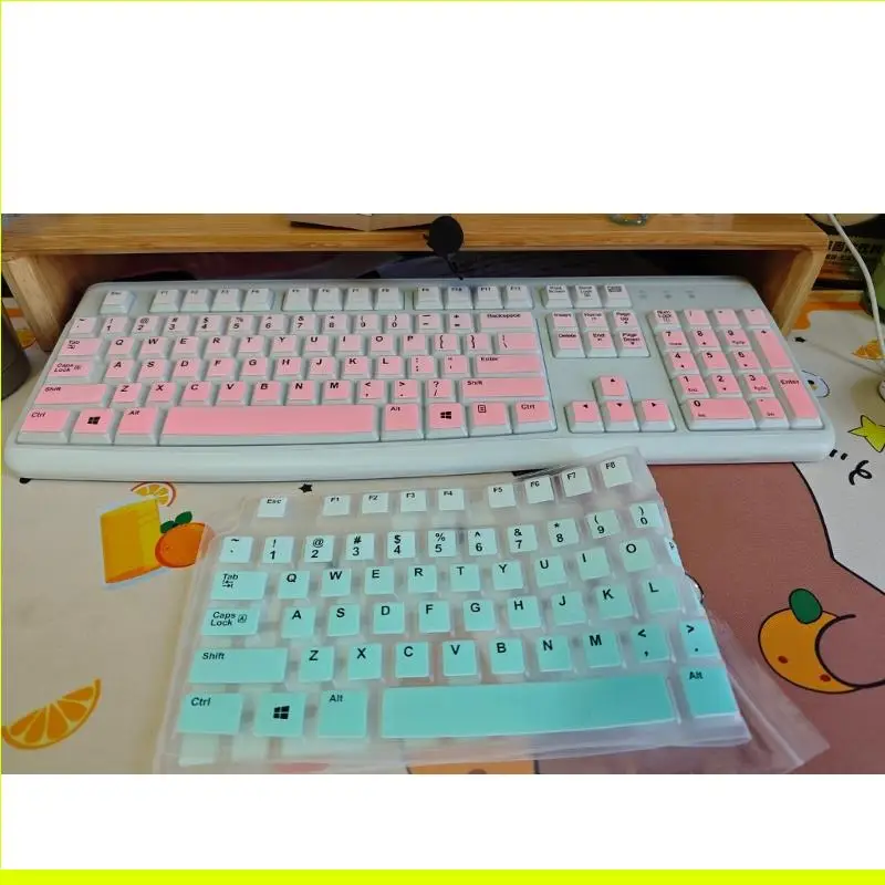 SZSU Dustproof Waterproof Transparent Silicone Keyboard Cover Skin Protectors for K120 MK120 Corded Keyboard Accessories
SZSU Dustproof Waterproof Transparent Silicone Keyboard Cover Skin Protectors for K120 MK120 Corded Keyboard Accessories