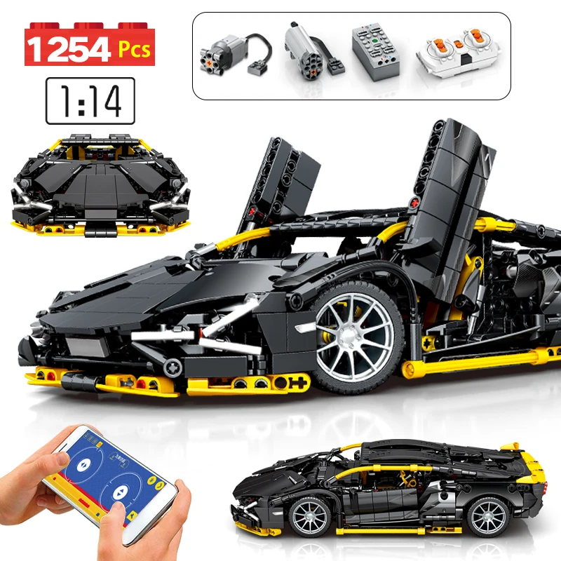 1254pcs City APP Remote Control Classic Racing Car Building Blocks RC Competition Sport Vehicle Bricks Toys For Children Gifts
1254pcs City APP Remote Control Classic Racing Car Building Blocks RC Competition Sport Vehicle Bricks Toys For Children Gifts