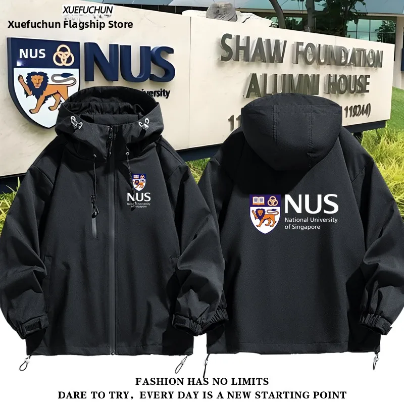 NUS Universi Commemorative ex Casual Jaet Windproof Polyester Fiber Long Sve Zipper Closure Hooded Coat for Teens
NUS Universi Commemorative ex Casual Jaet Windproof Polyester Fiber Long Sve Zipper Closure Hooded Coat for Teens