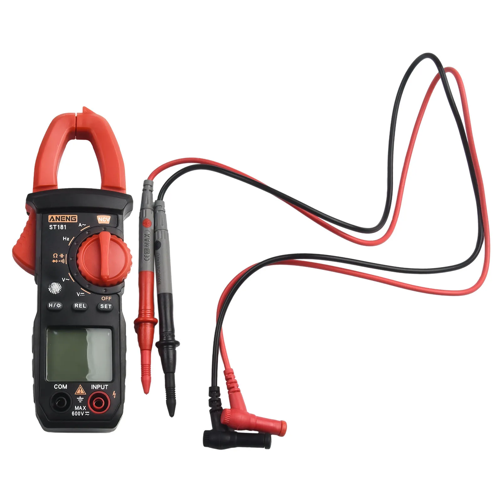Clamp Ammeter Multimeter Multi-function Current Ammeter Backlight Display Clamp Digital Clamp Multimeter ST181
Clamp Ammeter Multimeter Multi-function Current Ammeter Backlight Display Clamp Digital Clamp Multimeter ST181