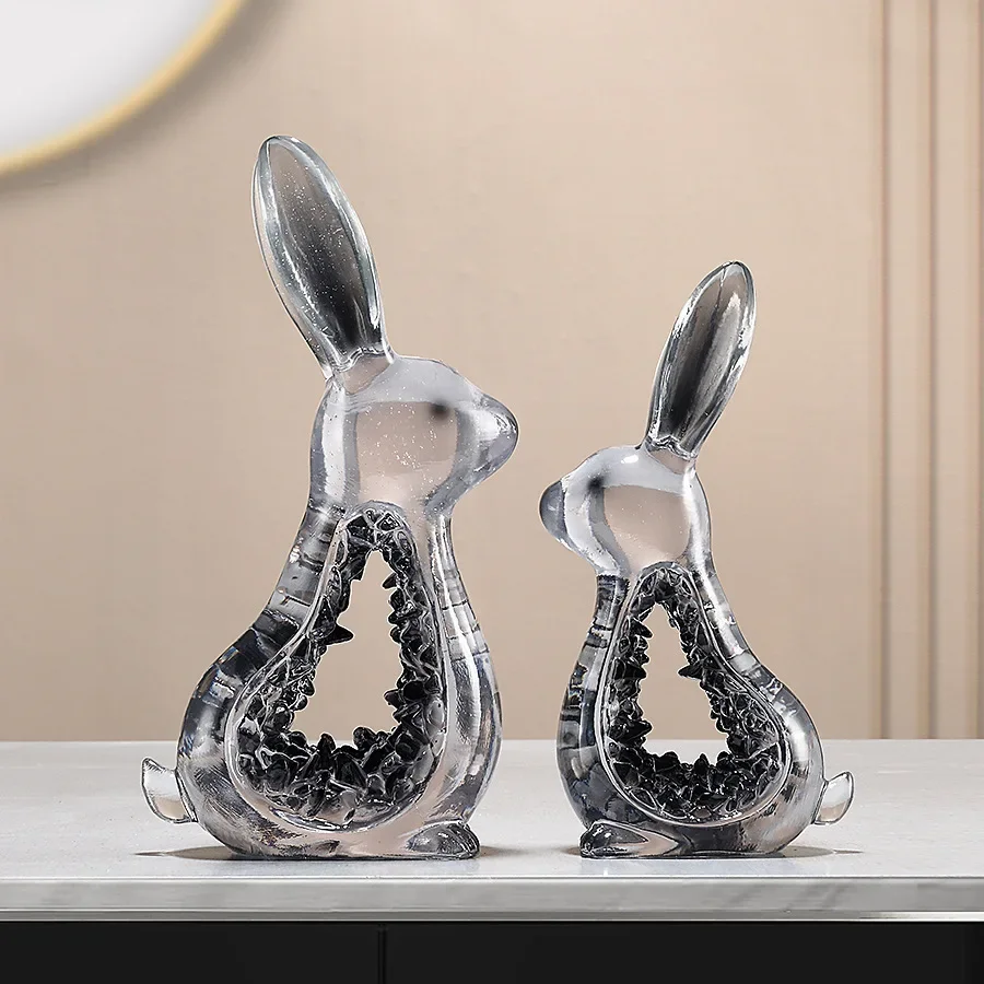 CLL light luxury transparent gold foil rabbit ornament high-end home living room cabinet decoration new home
CLL light luxury transparent gold foil rabbit ornament high-end home living room cabinet decoration new home