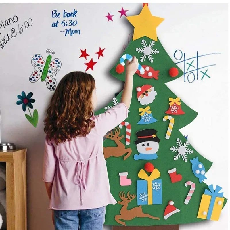 Kids DIY Felt Christmas Tree Merry Christmas Decorations For Home 2023 Christmas Ornaments Navidad 2024 New Year Gifts Xmas Tree
Kids DIY Felt Christmas Tree Merry Christmas Decorations For Home 2023 Christmas Ornaments Navidad 2024 New Year Gifts Xmas Tree