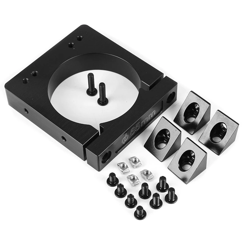 CNC Router Add-on Mouting Kit Diameter 65mm Aluminum Router Spindle Mount Kit for Workbee OX CNC Makita RT 0700C
CNC Router Add-on Mouting Kit Diameter 65mm Aluminum Router Spindle Mount Kit for Workbee OX CNC Makita RT 0700C