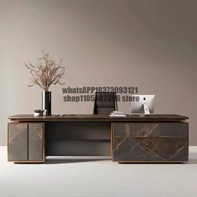 Onaments Asthetic Office Desks Brown Manager Luxury Modern Office Desks Cheap Computer Large Mesa De Escritorio Furniture
Onaments Asthetic Office Desks Brown Manager Luxury Modern Office Desks Cheap Computer Large Mesa De Escritorio Furniture