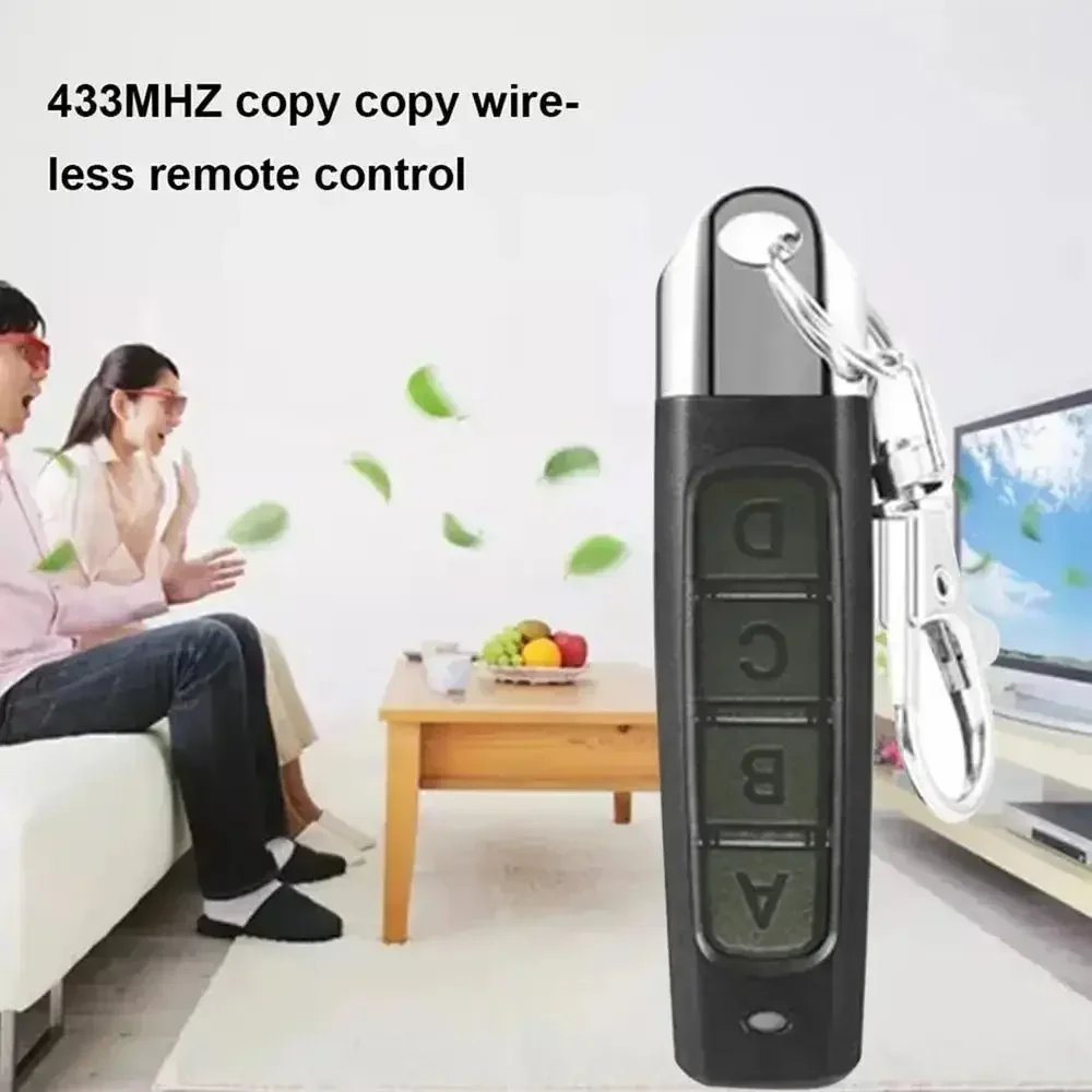 Keychain 433MHZ Remote Control Auto 4 Channe ABCD Code Garage Gate Door Opener Duplicator Clone Cloning Code Car Key
Keychain 433MHZ Remote Control Auto 4 Channe ABCD Code Garage Gate Door Opener Duplicator Clone Cloning Code Car Key