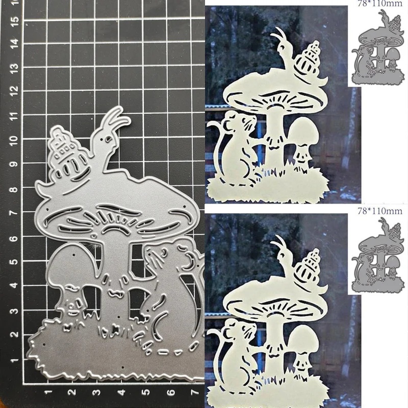Squirrel Mushroom Metal Cutting Dies for DIY Scrapbooking Album Paper Cards Decorative Crafts Embossing Die Cuts
Squirrel Mushroom Metal Cutting Dies for DIY Scrapbooking Album Paper Cards Decorative Crafts Embossing Die Cuts