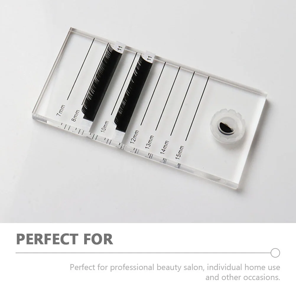 2pcs Transparent Tray Acrylic Wear-Resistant Lash Holder For Eyelash Grafting Professional Lash Accessory Splitting Tool
2pcs Transparent Tray Acrylic Wear-Resistant Lash Holder For Eyelash Grafting Professional Lash Accessory Splitting Tool
