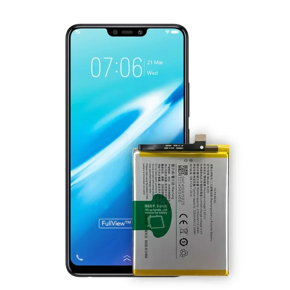 Новый сменный аккумулятор B-E5 для Vivo Y81 Y83 Y81s Y1732T V1732A Y83A аккумулятор мобильного телефона
Новый сменный аккумулятор B-E5 для Vivo Y81 Y83 Y81s Y1732T V1732A Y83A аккумулятор мобильного телефона