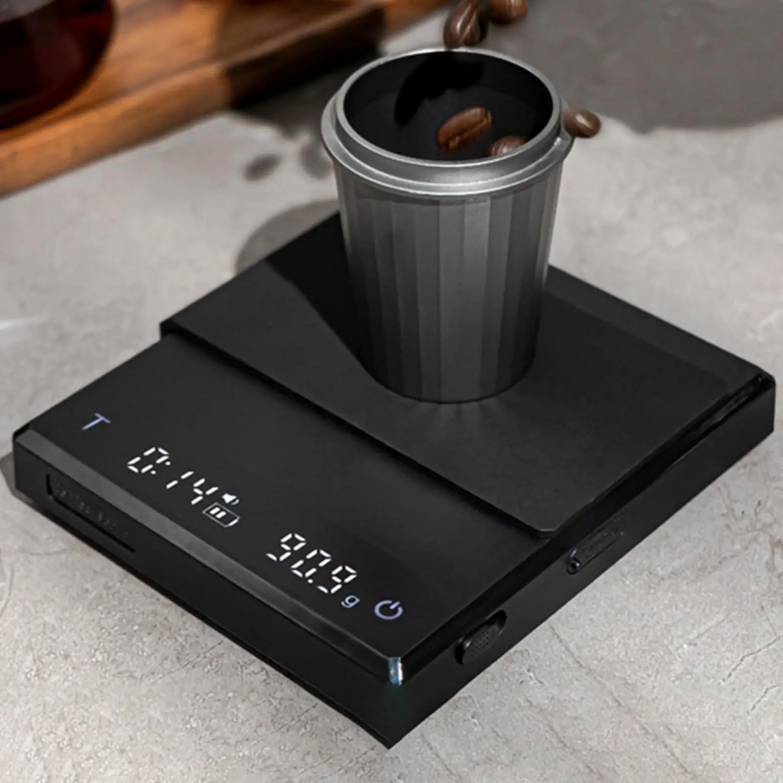 Coffee Scale with Timer 2kg/0.1G USB Professional Touch Sensor Espresso Scale Electronic Weighing Scale for Kitchen Accessory
Coffee Scale with Timer 2kg/0.1G USB Professional Touch Sensor Espresso Scale Electronic Weighing Scale for Kitchen Accessory