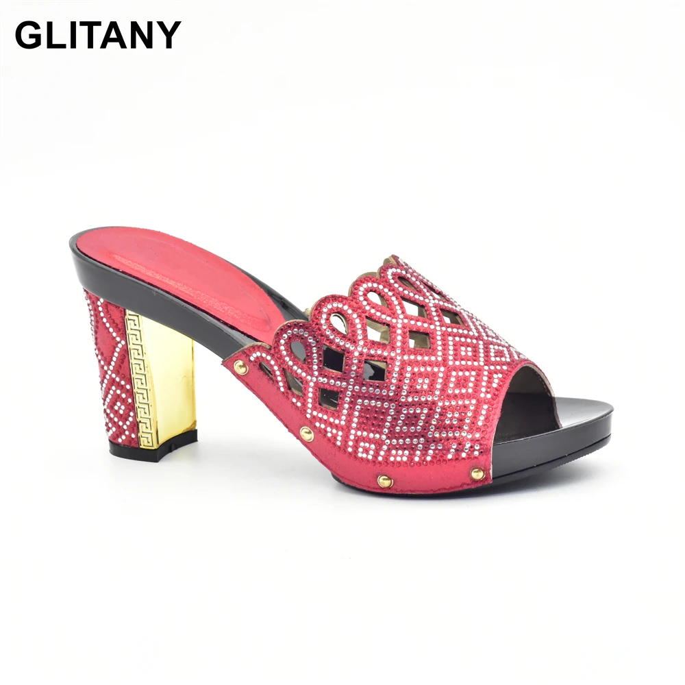 Latest Design Womens Dress Shoe Open Toe Elegant Italian Women Wedding Shoe Decorated with Rhinestone Bridal Shoes Slip on Pumps
Latest Design Womens Dress Shoe Open Toe Elegant Italian Women Wedding Shoe Decorated with Rhinestone Bridal Shoes Slip on Pumps