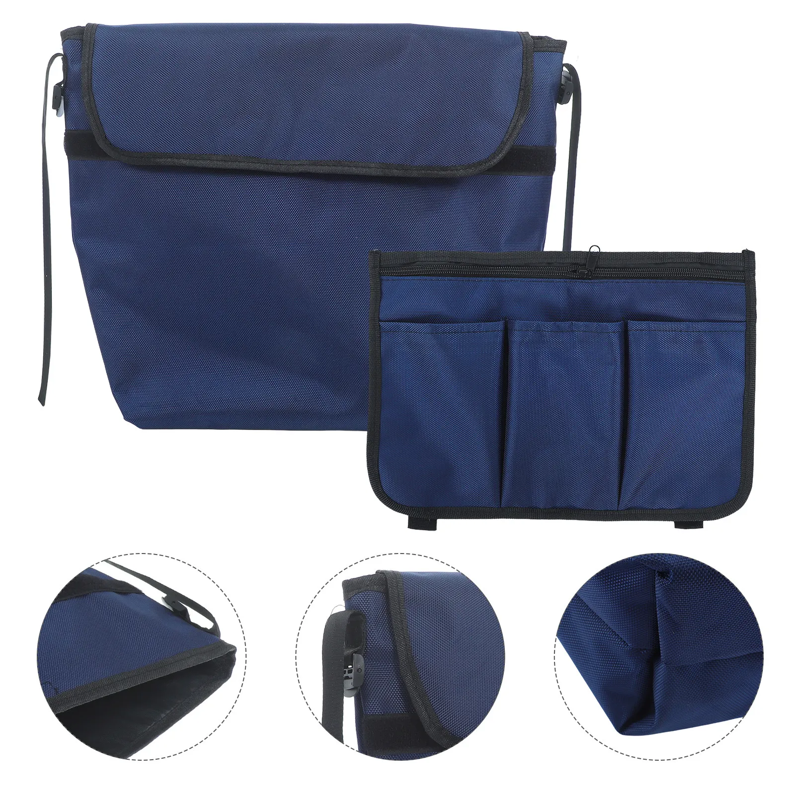 2Pcs Wheelchair Organizer Pouch Armrest Side Storage Bag with Multiple Pockets for Keys Phone Snacks Hands-Free
2Pcs Wheelchair Organizer Pouch Armrest Side Storage Bag with Multiple Pockets for Keys Phone Snacks Hands-Free