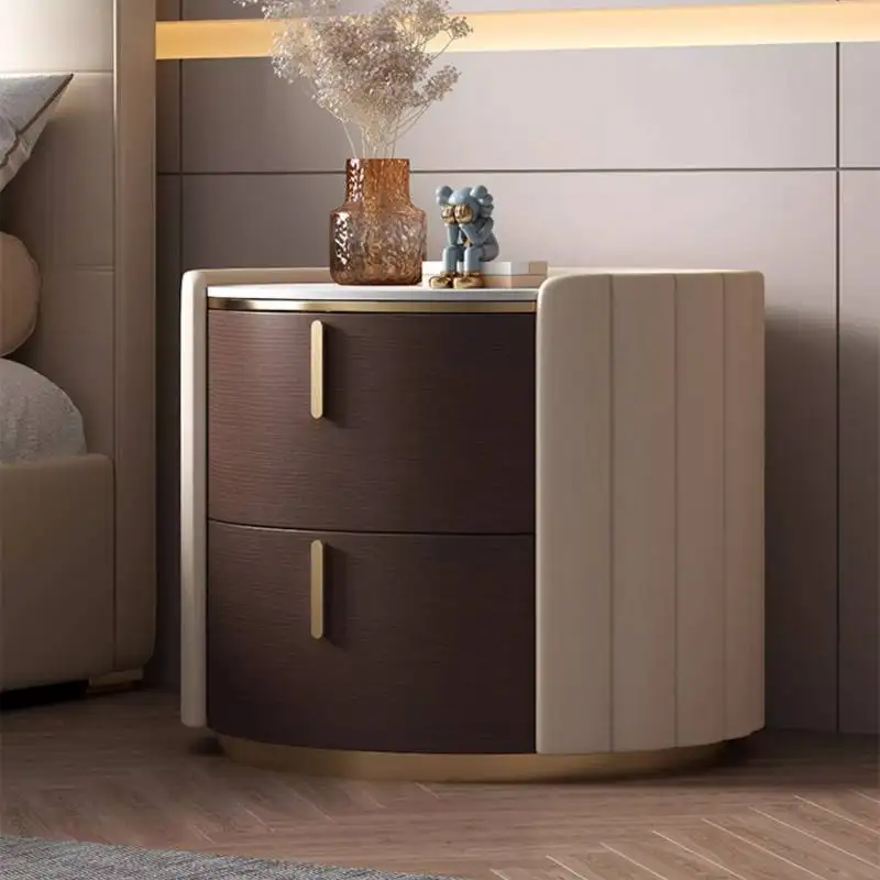 Italian Classic Design Nightstands Storage Brown Round Bedroom Bedside Table Modern Narrow Mesitas De Noche Room Furniture
Italian Classic Design Nightstands Storage Brown Round Bedroom Bedside Table Modern Narrow Mesitas De Noche Room Furniture