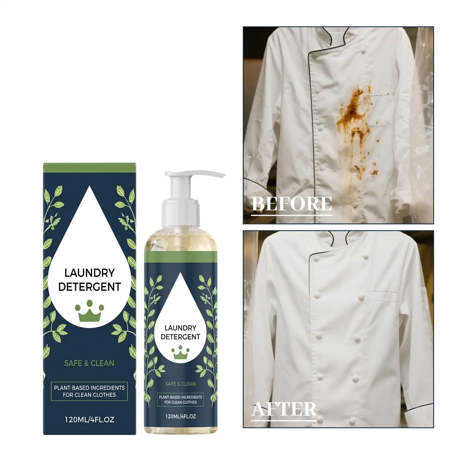 ICUTE-Enzyme-Powered Liquid Laundry Detergent Concentrate. Natural Laundry.Suitable for Various Stains.120Ml
ICUTE-Enzyme-Powered Liquid Laundry Detergent Concentrate. Natural Laundry.Suitable for Various Stains.120Ml