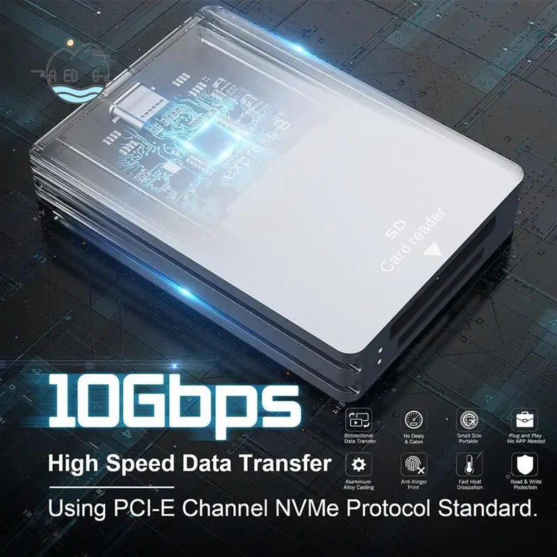 AED6-2 в 1 Cfexpress Type B Устройство чтения SD-карт Cfexpress Устройство чтения USB 3.2 10 Гбит/с с двумя слотами и кабелем USB C к USB C/A для зеркальных фотокамер
AED6-2 в 1 Cfexpress Type B Устройство чтения SD-карт Cfexpress Устройство чтения USB 3.2 10 Гбит/с с двумя слотами и кабелем USB C к USB C/A для зеркальных фотокамер