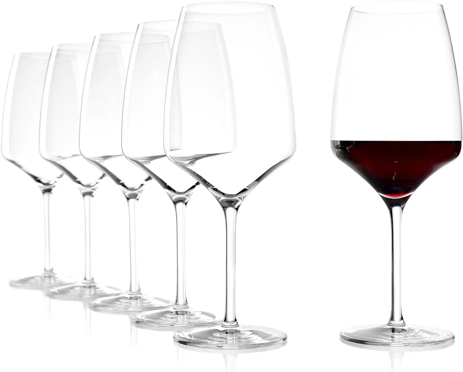 Bordeaux Glasses Experience 6-piece set, 21.75 oz – Premium crystal glasses for Bordeaux, maximizing aroma, dishwasher-
Bordeaux Glasses Experience 6-piece set, 21.75 oz – Premium crystal glasses for Bordeaux, maximizing aroma, dishwasher-