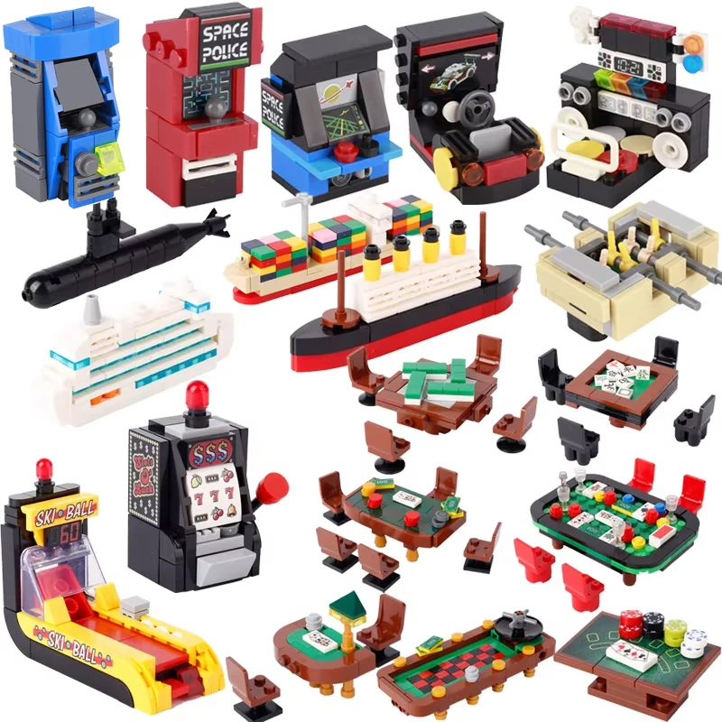 Конструктор MOC игровой серии, гоночная консоль, покерная настольная игра, маджонг, машина, яхта, подводная лодка, пароход, морская сцена, игрушка «сделай сам»
Конструктор MOC игровой серии, гоночная консоль, покерная настольная игра, маджонг, машина, яхта, подводная лодка, пароход, морская сцена, игрушка «сделай сам»