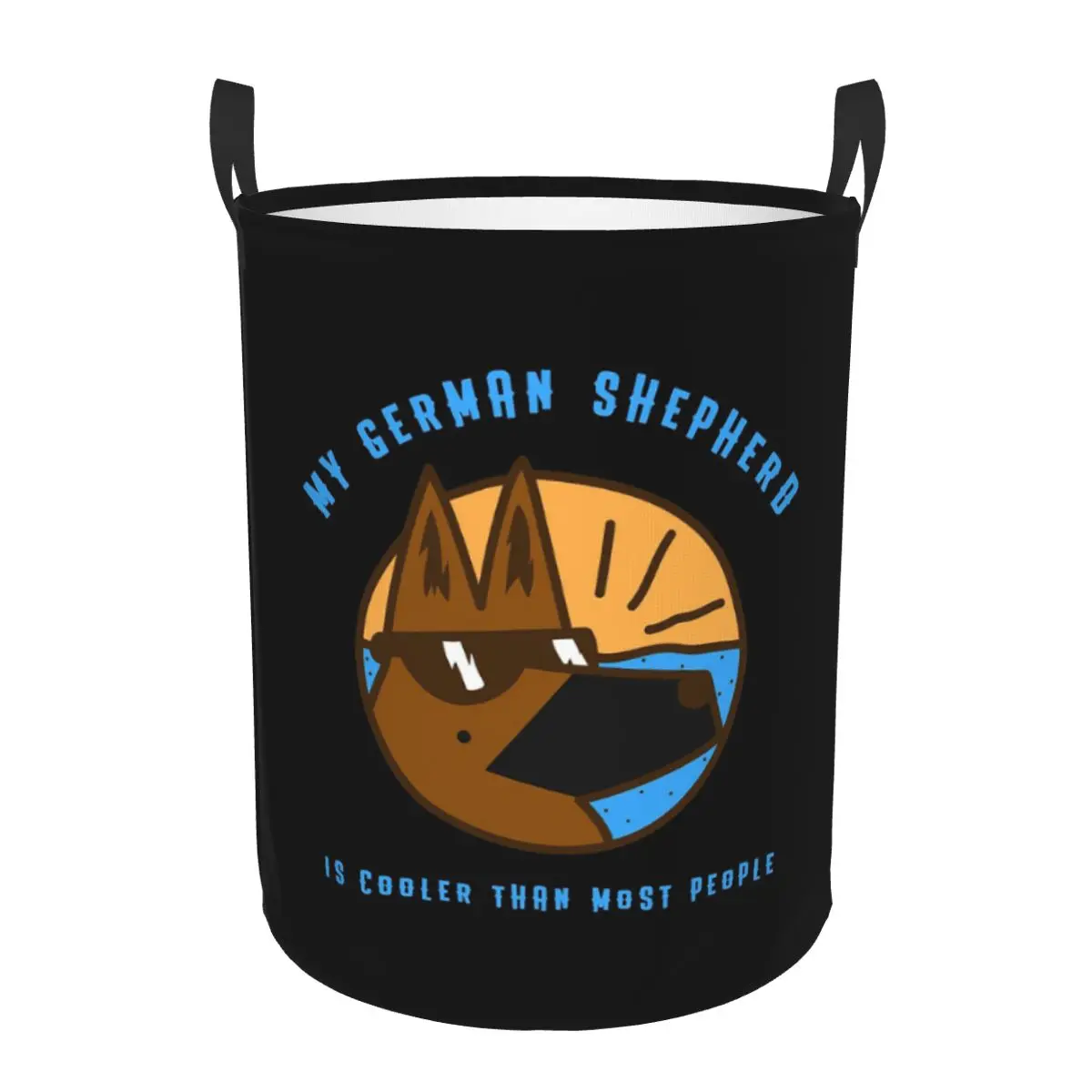 My German Shepherd Dog Is Cooler Dirty Laundry Baskets Foldable Large Waterproof Clothes Sundries Basket For Home Kids
My German Shepherd Dog Is Cooler Dirty Laundry Baskets Foldable Large Waterproof Clothes Sundries Basket For Home Kids