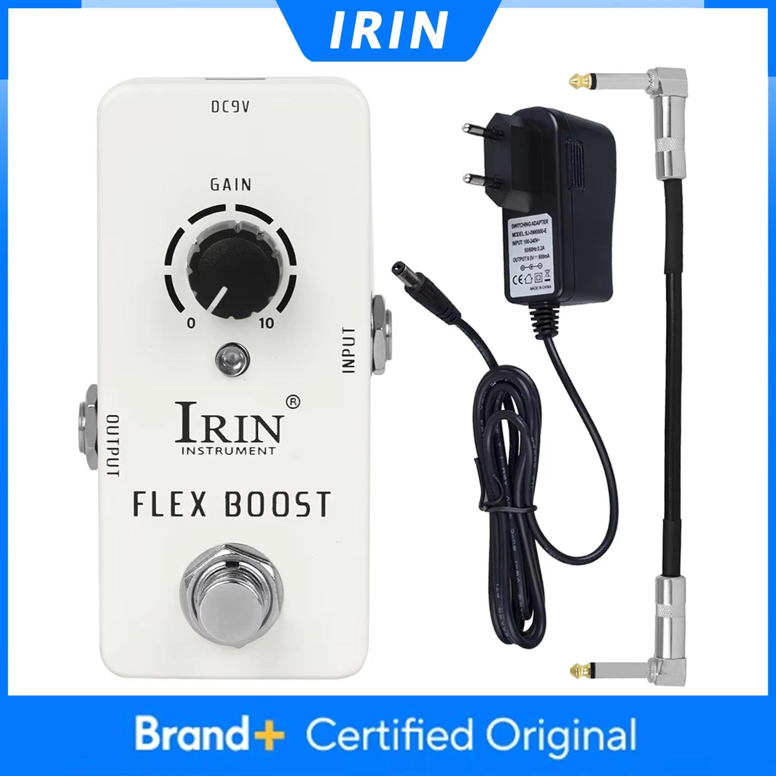 IRIN RS-14 Flex Boost педаль эффектов для электрогитары True Bypass металлический корпус гитарная педаль аксессуары и детали для электрогитары
IRIN RS-14 Flex Boost педаль эффектов для электрогитары True Bypass металлический корпус гитарная педаль аксессуары и детали для электрогитары