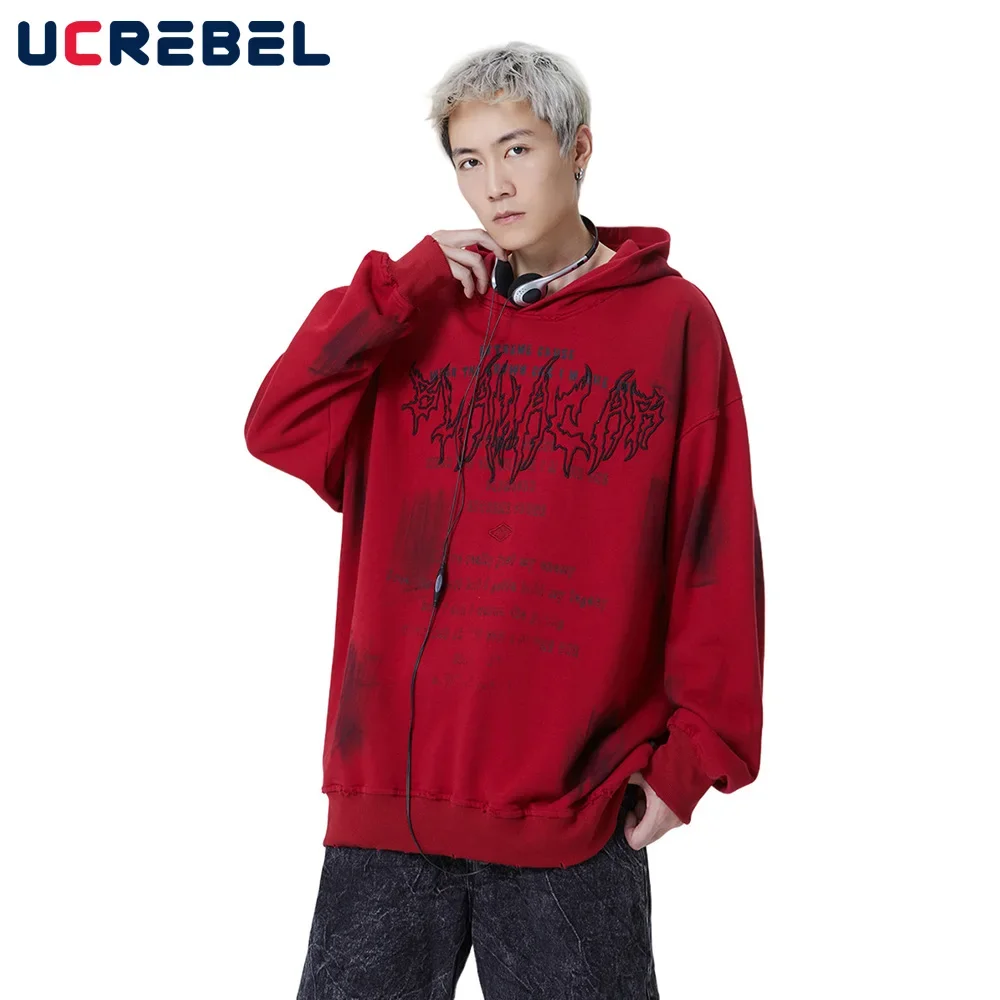 Letter Embroidery Hooded Sweatshirts Mens Print Autumn High Street Loose Long Sleeve Sweatshirts Men Hoodies
Letter Embroidery Hooded Sweatshirts Mens Print Autumn High Street Loose Long Sleeve Sweatshirts Men Hoodies