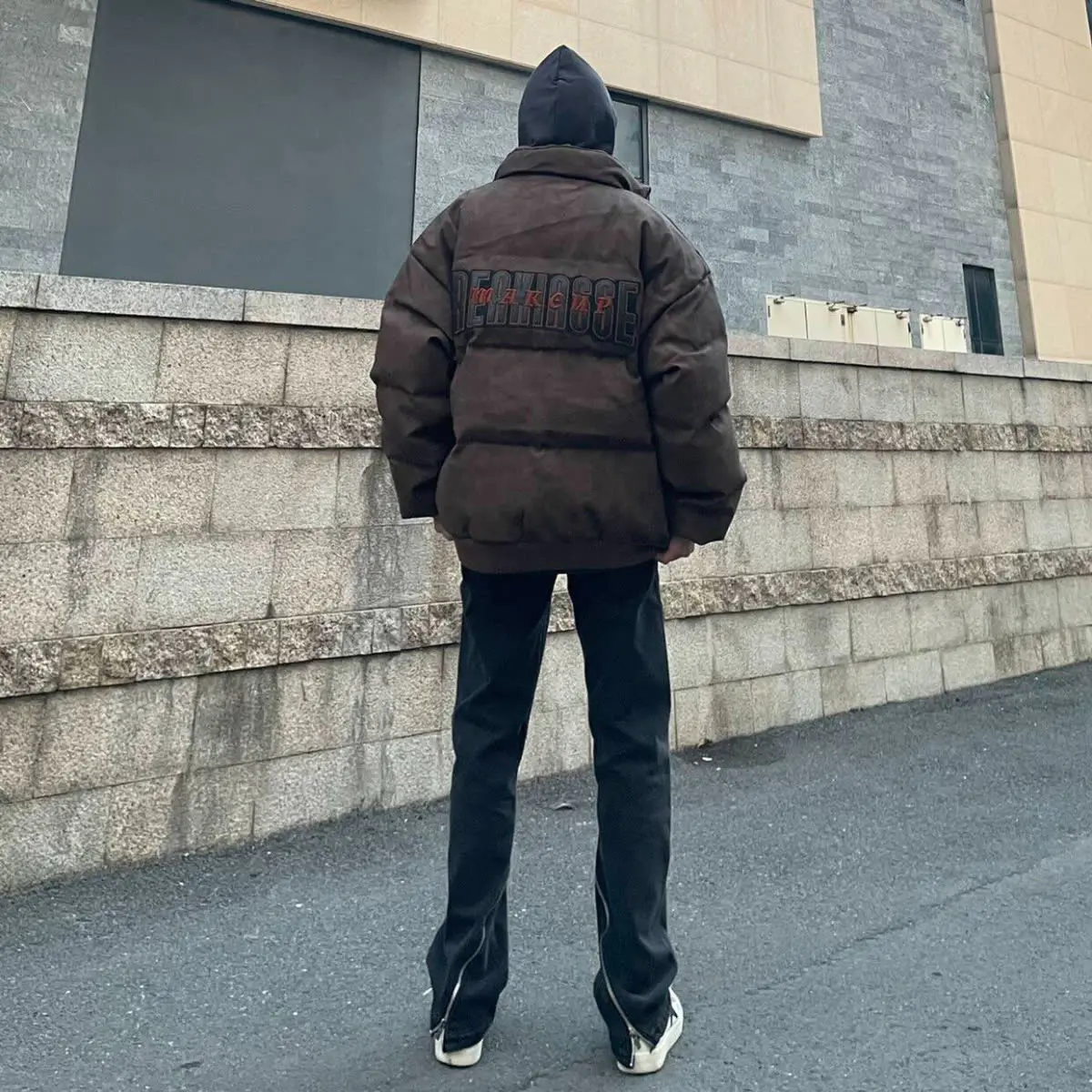 Autumn Winter Large Size Street Sle Stand Collar Embroidered Men's Jaet Loose Couple down Cotton Coat Warmth Youth Trend
Autumn Winter Large Size Street Sle Stand Collar Embroidered Men's Jaet Loose Couple down Cotton Coat Warmth Youth Trend