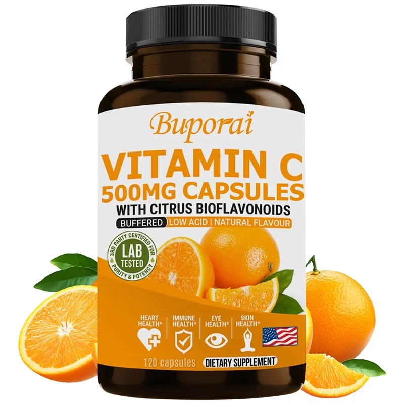 Vitamin C 500mg - Antioxidant Protection, and Promote Bone and Joint Health, Vitamin Supplement To Support Healthy Immune System
Vitamin C 500mg - Antioxidant Protection, and Promote Bone and Joint Health, Vitamin Supplement To Support Healthy Immune System