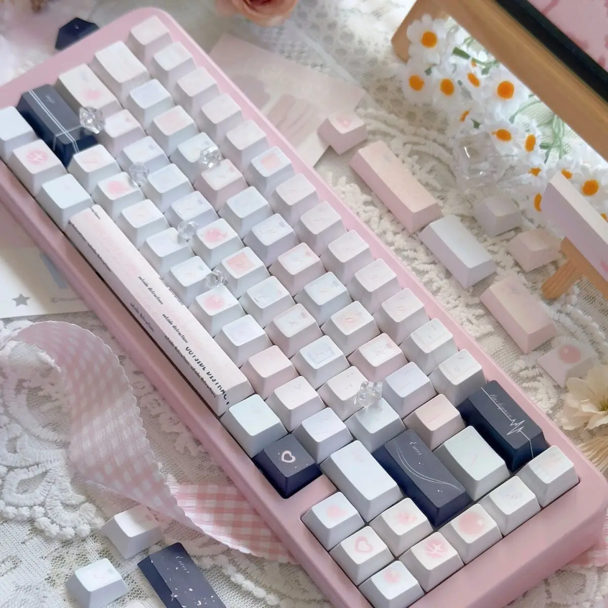 Post-it notes keycap Five-sided sublimation PBT material Original factory Highly suitable mechanical keyboard
Post-it notes keycap Five-sided sublimation PBT material Original factory Highly suitable mechanical keyboard