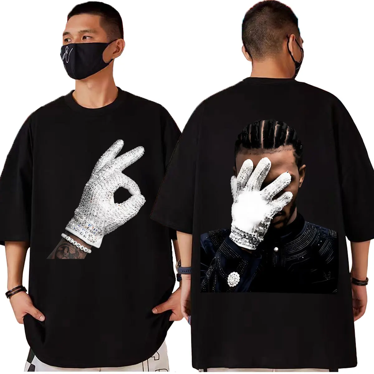 Rapper Drake Iceman Double Sided Graphic T Shirts Fashion Vintage Short Sleeve T-shirts Men Women Casual Loose Cotton T-shirt
Rapper Drake Iceman Double Sided Graphic T Shirts Fashion Vintage Short Sleeve T-shirts Men Women Casual Loose Cotton T-shirt
