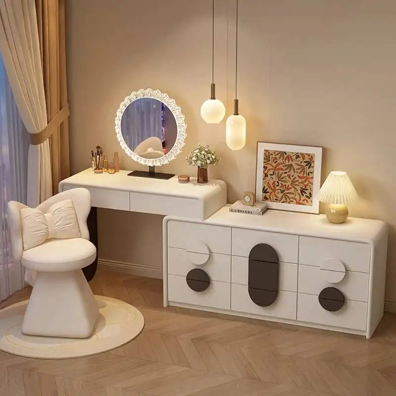 Essentials Wood Vanity Desk Storage Space Small Modern Corner Dressing Table Drawers Adult Coiffeuse De Chambre Furnitures
Essentials Wood Vanity Desk Storage Space Small Modern Corner Dressing Table Drawers Adult Coiffeuse De Chambre Furnitures