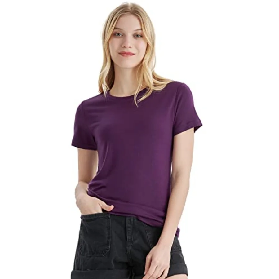 Футболка из 100% мериносовой шерсти Merino Protect для женщин, с круглым вырезом, коротким рукавом, защитой от запаха, базовый слой, для путешествий и походов
Футболка из 100% мериносовой шерсти Merino Protect для женщин, с круглым вырезом, коротким рукавом, защитой от запаха, базовый слой, для путешествий и походов