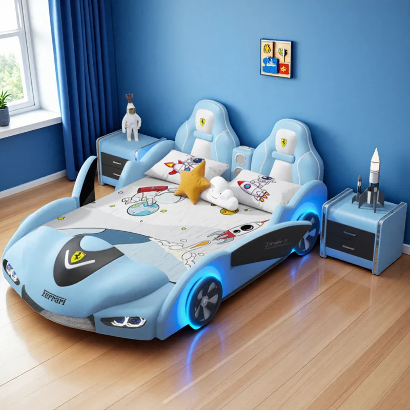 Children's car boy multi-functional solid wood single 1.5 meters cartoon boy bedroom personalized running model single bed
Children's car boy multi-functional solid wood single 1.5 meters cartoon boy bedroom personalized running model single bed