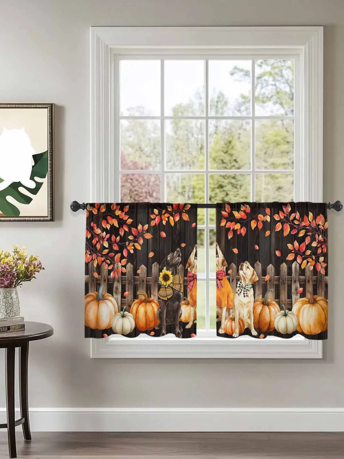 Brown Wood Dog Autumn Tulle Curtains For Bedroom Children Living Room Decor Sheer Curtains
Brown Wood Dog Autumn Tulle Curtains For Bedroom Children Living Room Decor Sheer Curtains