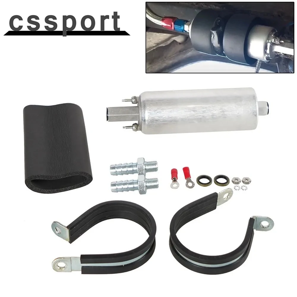 Universal Aluminum Fuel Pump for GSL392 Fuel Line 255 LPH Inline External High Pressure Pump With Kit Car Accessories FP-1037
Universal Aluminum Fuel Pump for GSL392 Fuel Line 255 LPH Inline External High Pressure Pump With Kit Car Accessories FP-1037