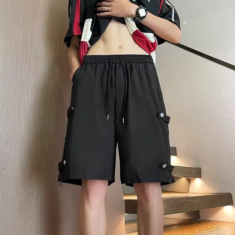 Men's Elastic Waist Cargo Shorts With Pockets Loose Fit Casual Techwear Shorts
Men's Elastic Waist Cargo Shorts With Pockets Loose Fit Casual Techwear Shorts