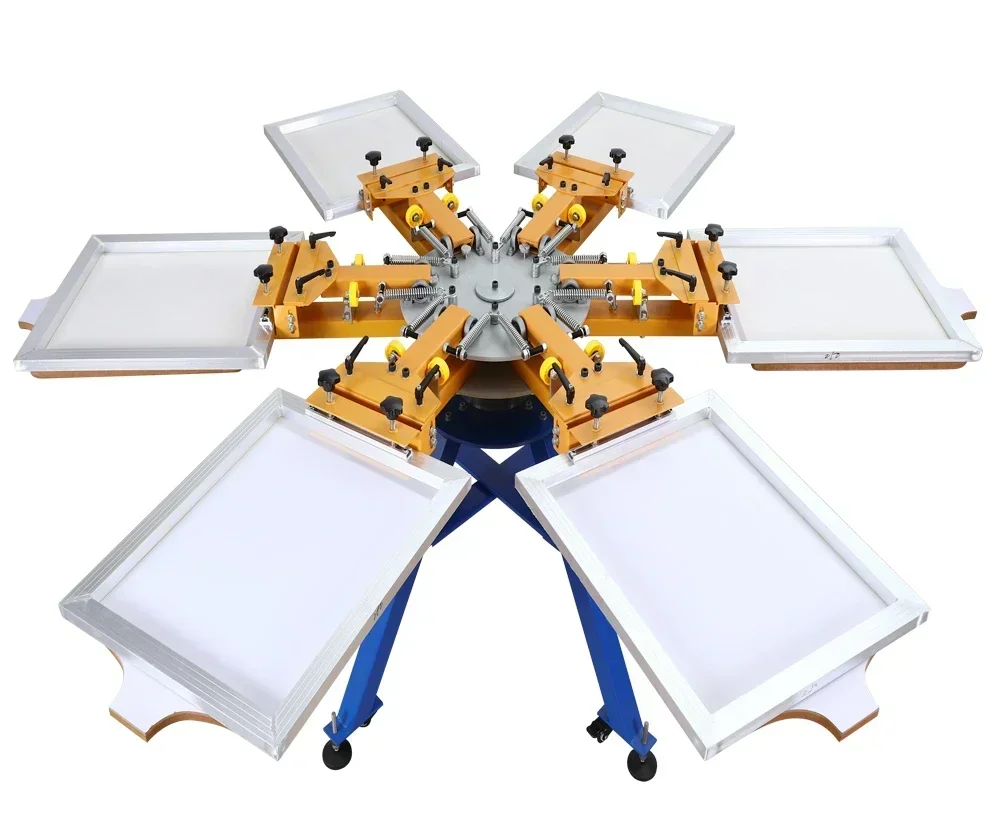 Manual T-shirt rotary screen printing machine
Manual T-shirt rotary screen printing machine