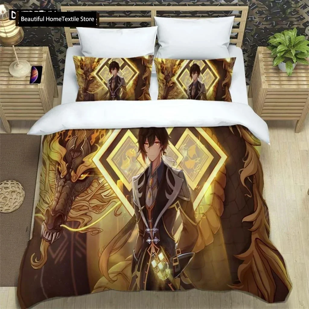 Genshin Impact 3D NEW Duvet Cover Pillowcase Bedding Set Adult Boy Girl Bedroom Decoration Children Single Double Large
Genshin Impact 3D NEW Duvet Cover Pillowcase Bedding Set Adult Boy Girl Bedroom Decoration Children Single Double Large
