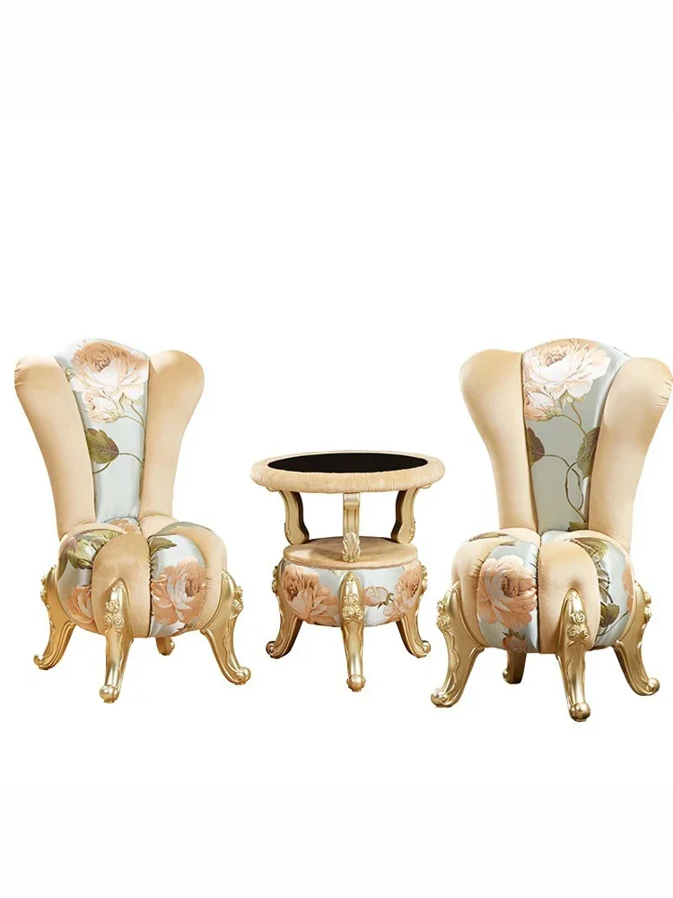 Leisure sofa chair, solid wood single person creative bedroom, high back living room, balcony, small sofa set of three pieces
Leisure sofa chair, solid wood single person creative bedroom, high back living room, balcony, small sofa set of three pieces