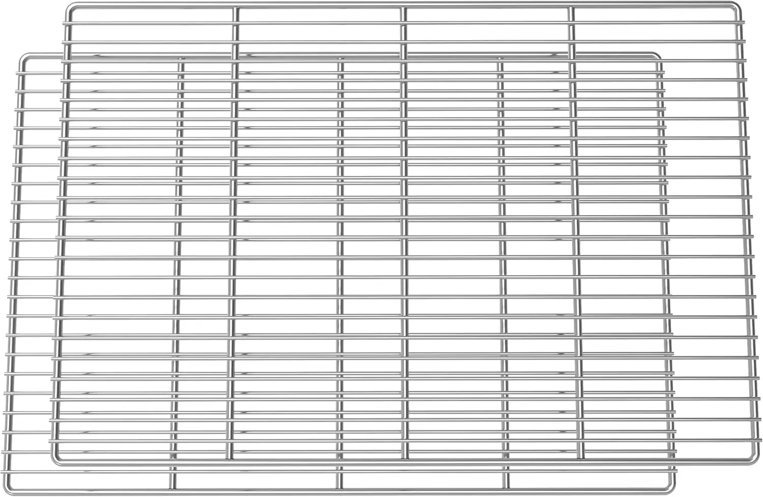 BBQ Grill Grates Replacement 23 1/4''*15 3/4'' (2 Pack), Stainless Steel Barbecue Wire Mesh, Multifunction
BBQ Grill Grates Replacement 23 1/4''*15 3/4'' (2 Pack), Stainless Steel Barbecue Wire Mesh, Multifunction