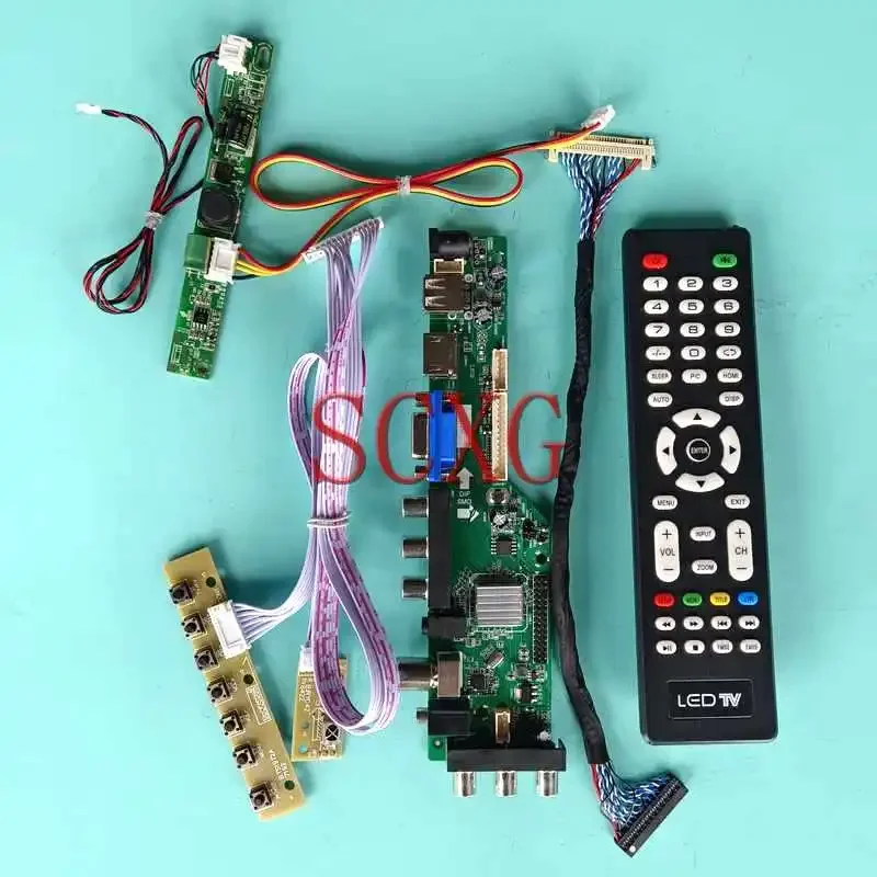 Плата цифрового контроллера для LTM230HP06 LTM230HT05, плата для ЖК-монитора, DVB, 23 дюйма, VGA, HDMI, Совместимость с 30-контактным LVDS AV USB 1920*1080, комплект «сделай сам»
Плата цифрового контроллера для LTM230HP06 LTM230HT05, плата для ЖК-монитора, DVB, 23 дюйма, VGA, HDMI, Совместимость с 30-контактным LVDS AV USB 1920*1080, комплект «сделай сам»