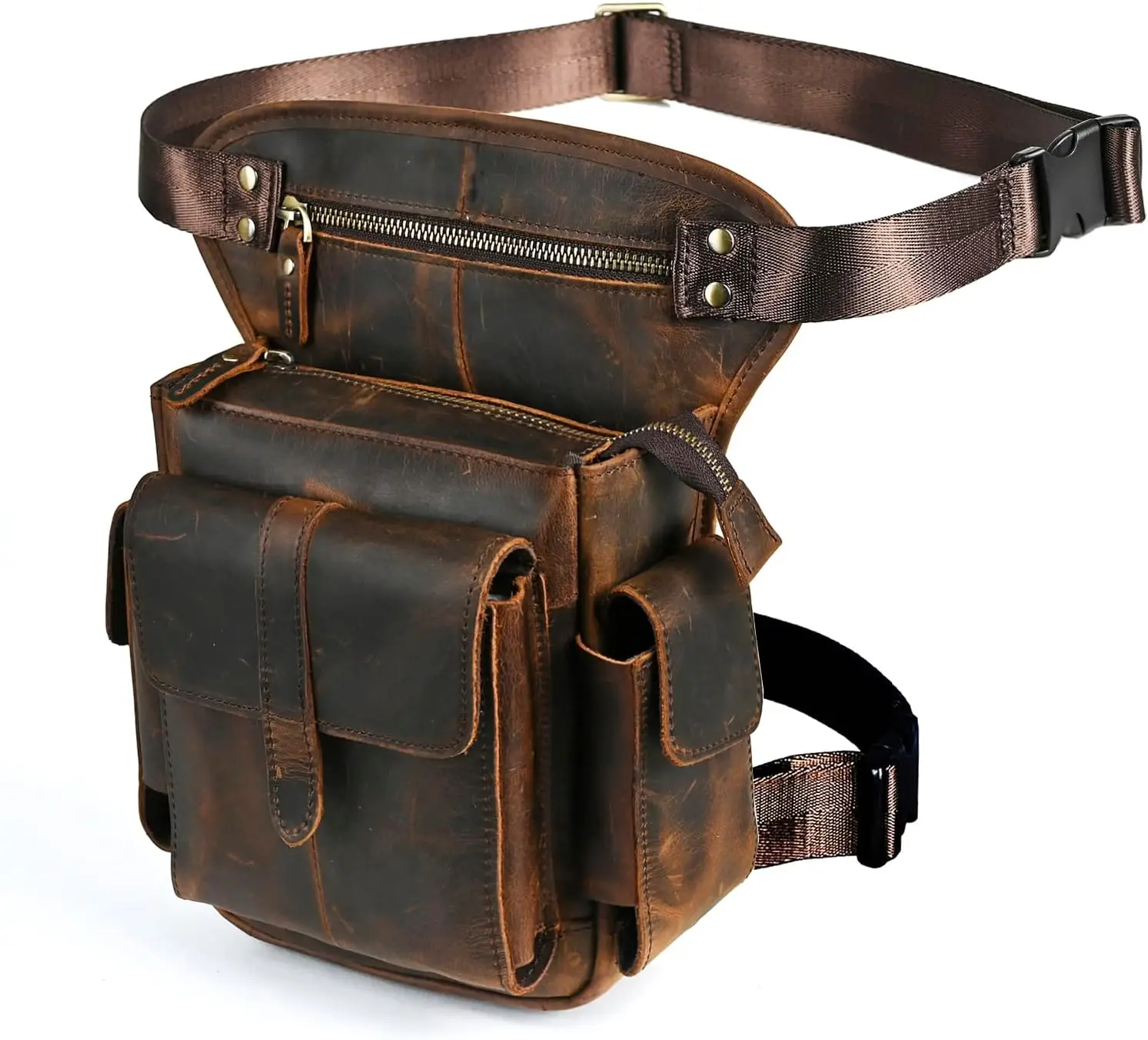 Water Resistant Canvas Leather Motorcycle Travel Fanny Waist Pack Drop Thigh Leg Bag Pouch For Men Women
Water Resistant Canvas Leather Motorcycle Travel Fanny Waist Pack Drop Thigh Leg Bag Pouch For Men Women