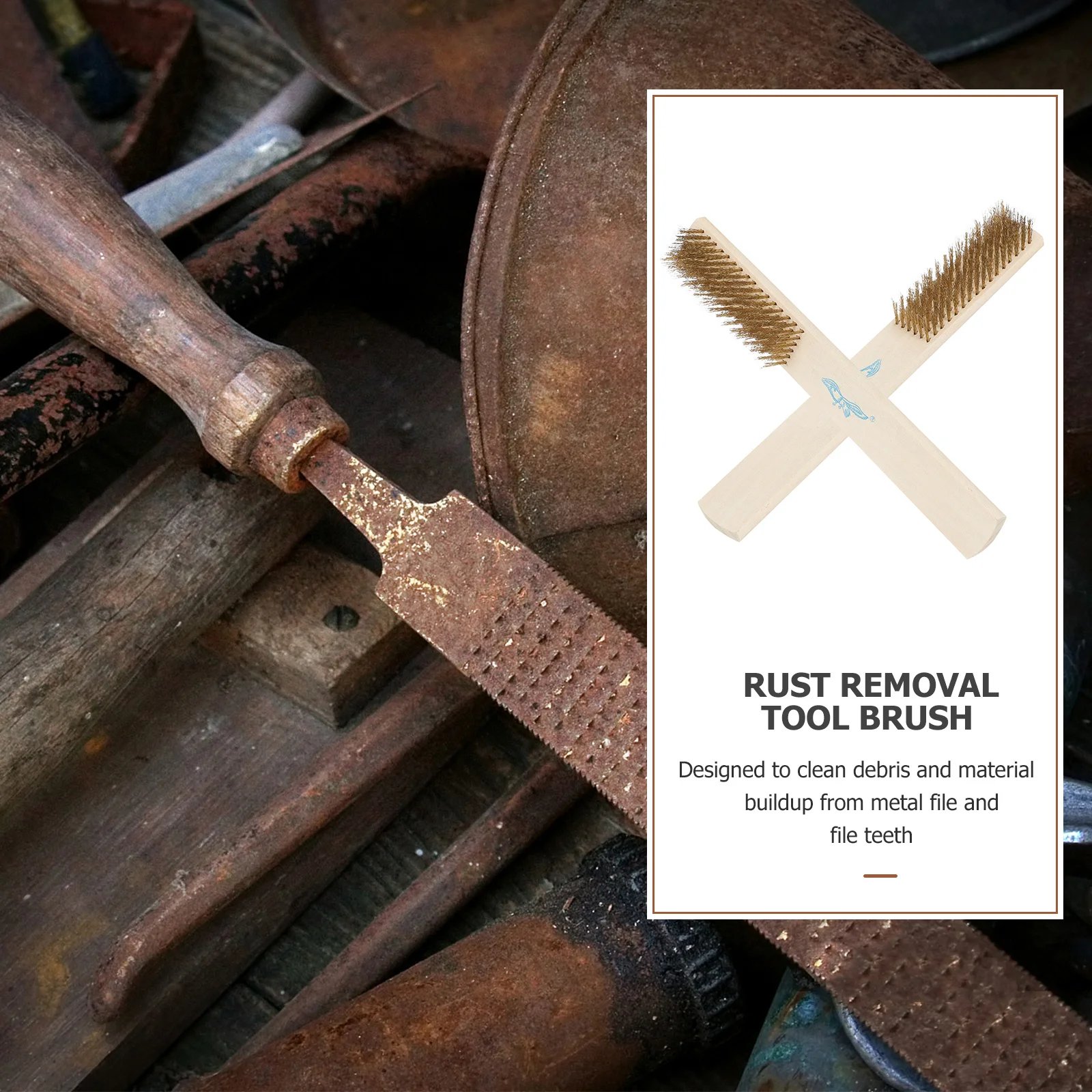 2Pcs Wire Brush Set Stainless Steel Cleaning Tool for Rust Dust Weld Residue Non-Scratch Bristles Portable Compact Size
2Pcs Wire Brush Set Stainless Steel Cleaning Tool for Rust Dust Weld Residue Non-Scratch Bristles Portable Compact Size