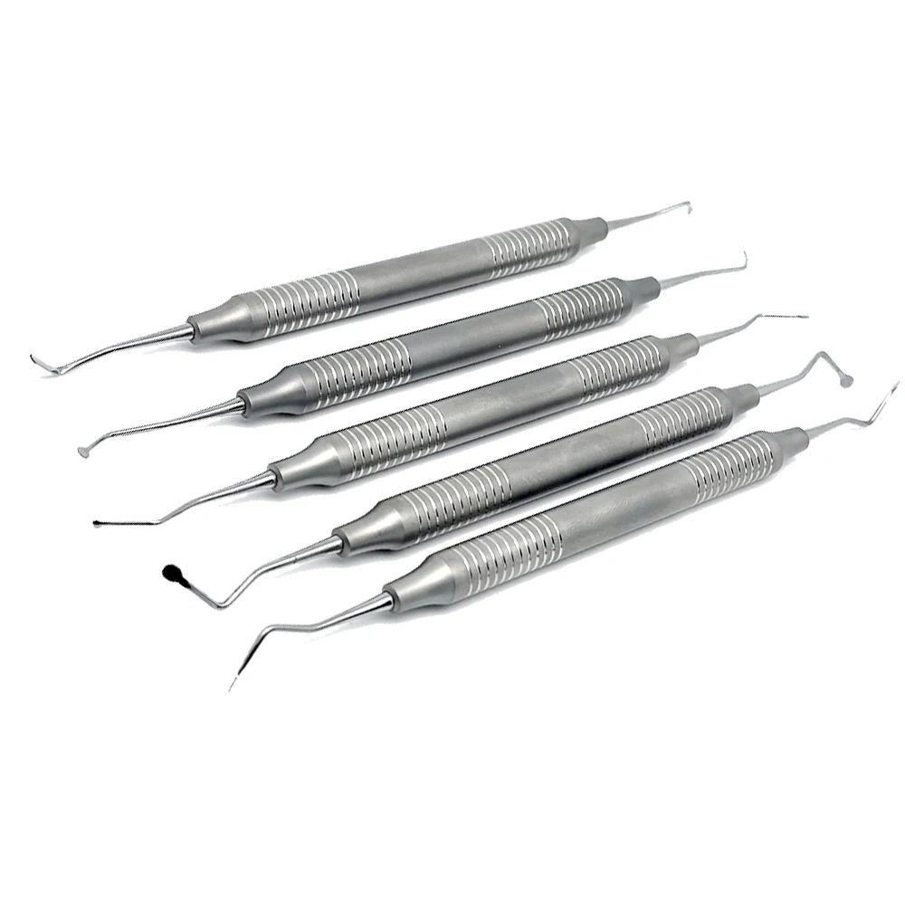 5Pcs/set Dental Gingival Cord Packer Retraction Instruments Separator Serrated Picker Placement Round Dentist Gingival Separator
5Pcs/set Dental Gingival Cord Packer Retraction Instruments Separator Serrated Picker Placement Round Dentist Gingival Separator